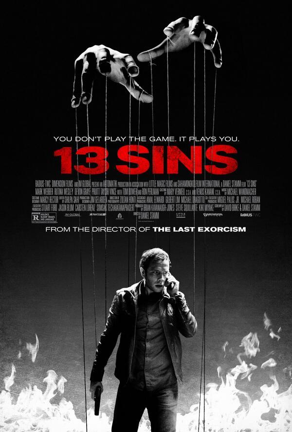 ดูหนังออนไลน์ฟรี 13 SINS (2014) เกม 13 เล่น ไม่ รอด