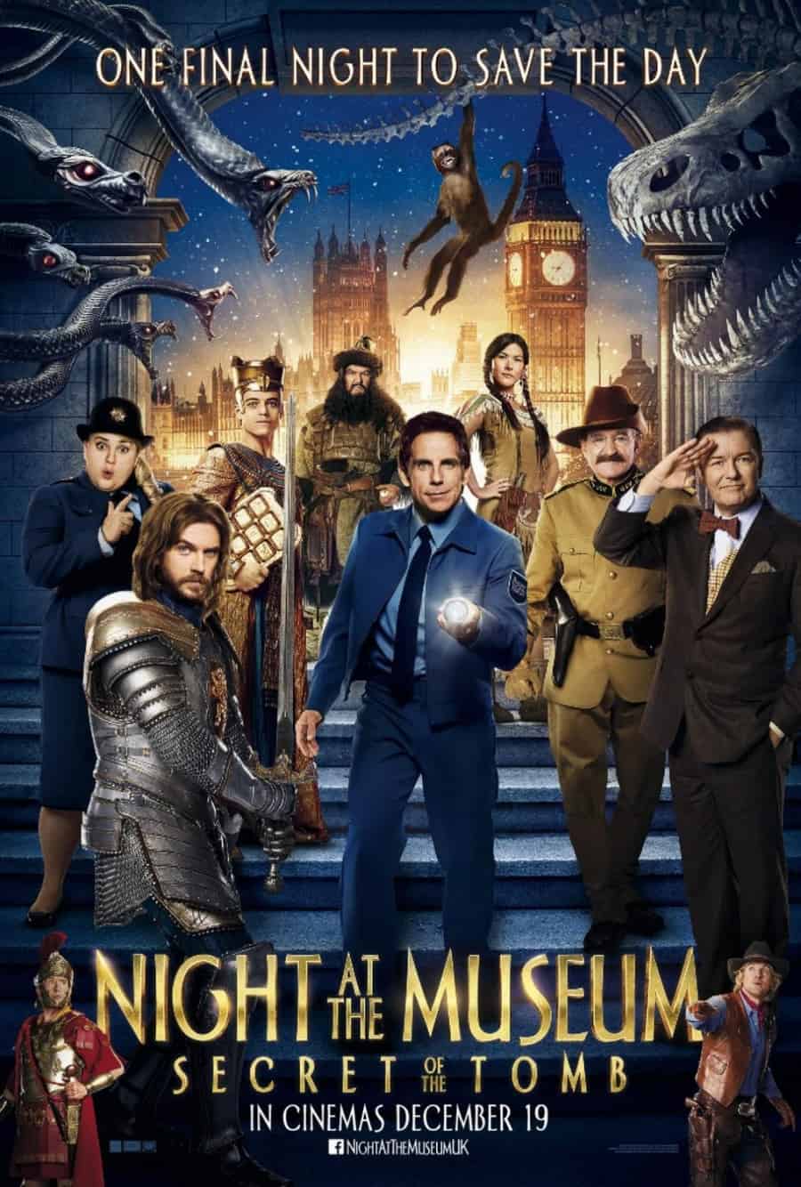 ดูหนังออนไลน์ฟรี Night at the Museum 3 Secret of the Tomb (2014) ไนท์ แอท เดอะ มิวเซียม 3 ความลับสุสานอัศจรรย์